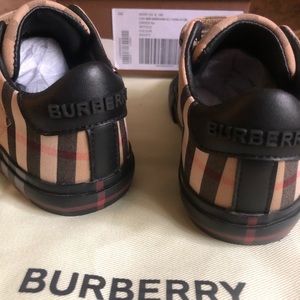Burberry toddler sneakers
